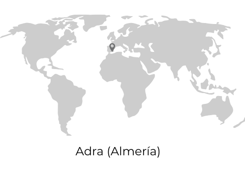Mapa mundi. Almería